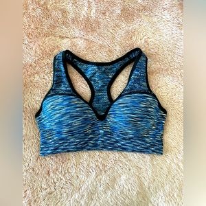 COPY - PINK racerback push up sports bra, size small (S)